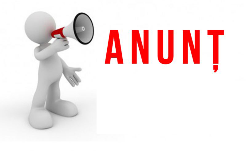 Anunţ angajare